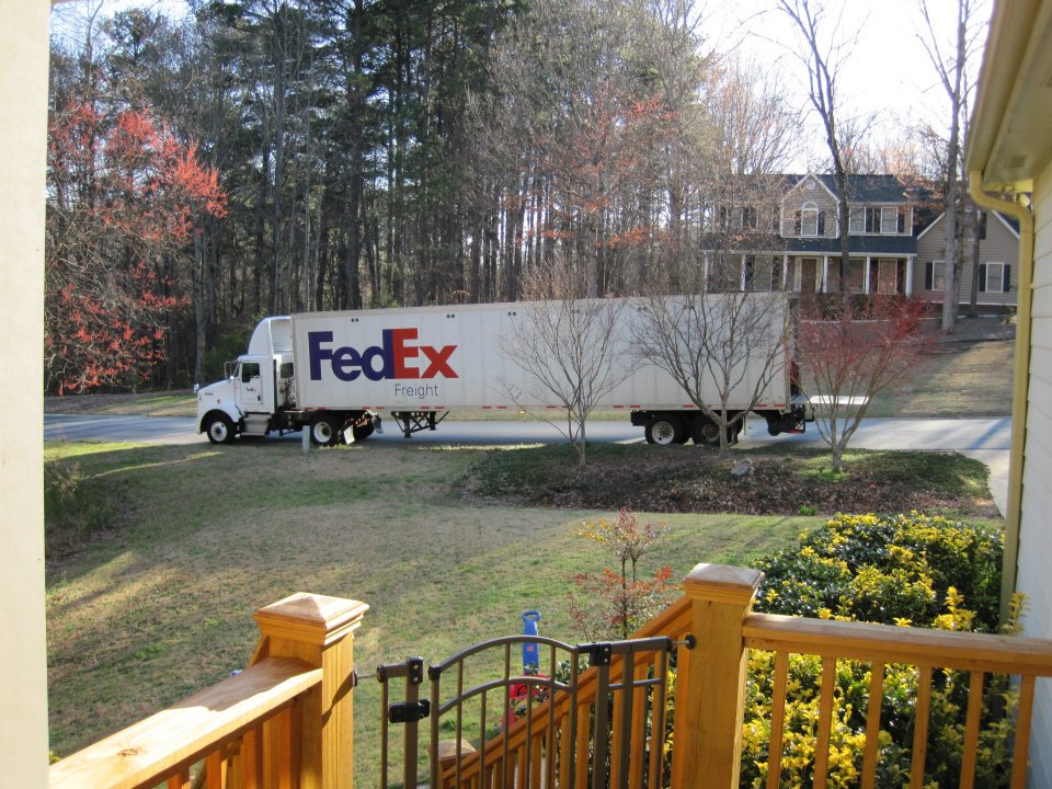 Big truck... shame dug was out at the time, he would have loved that.
