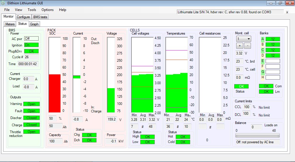 All monitor boards connected, first test with monitoring software...