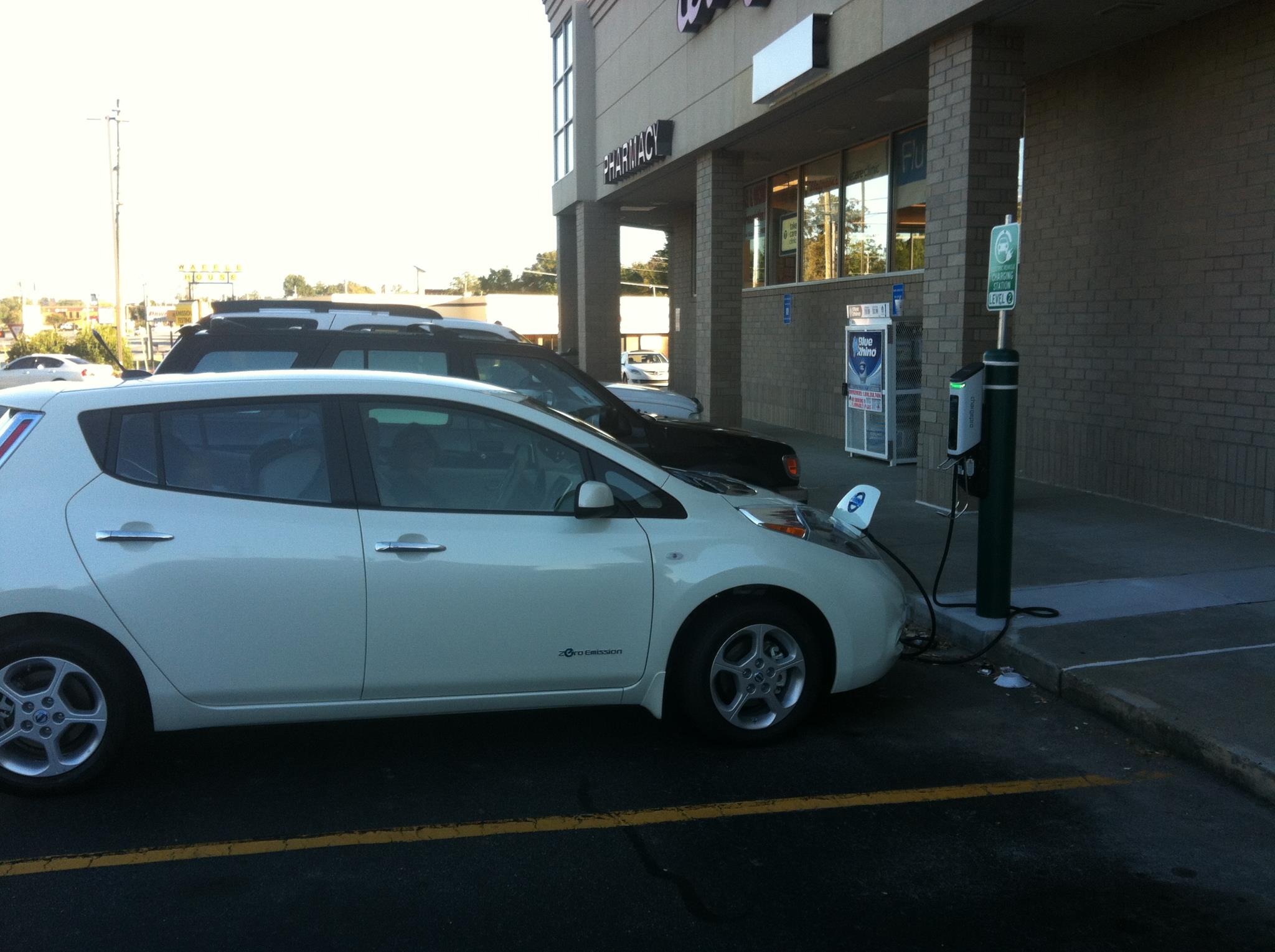 Testing some local chargers for National plug in day!