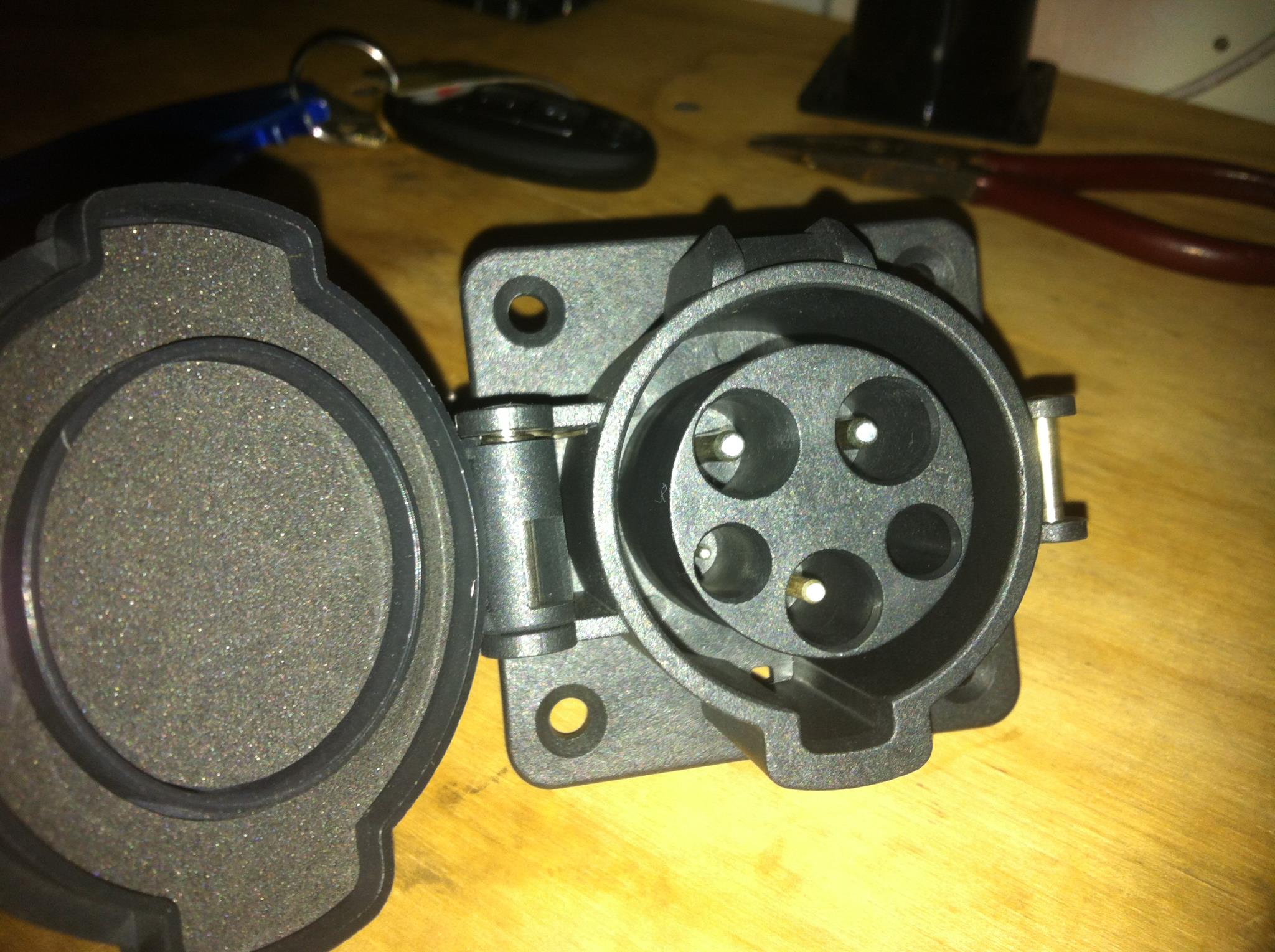 J1772 socket, for SB.
