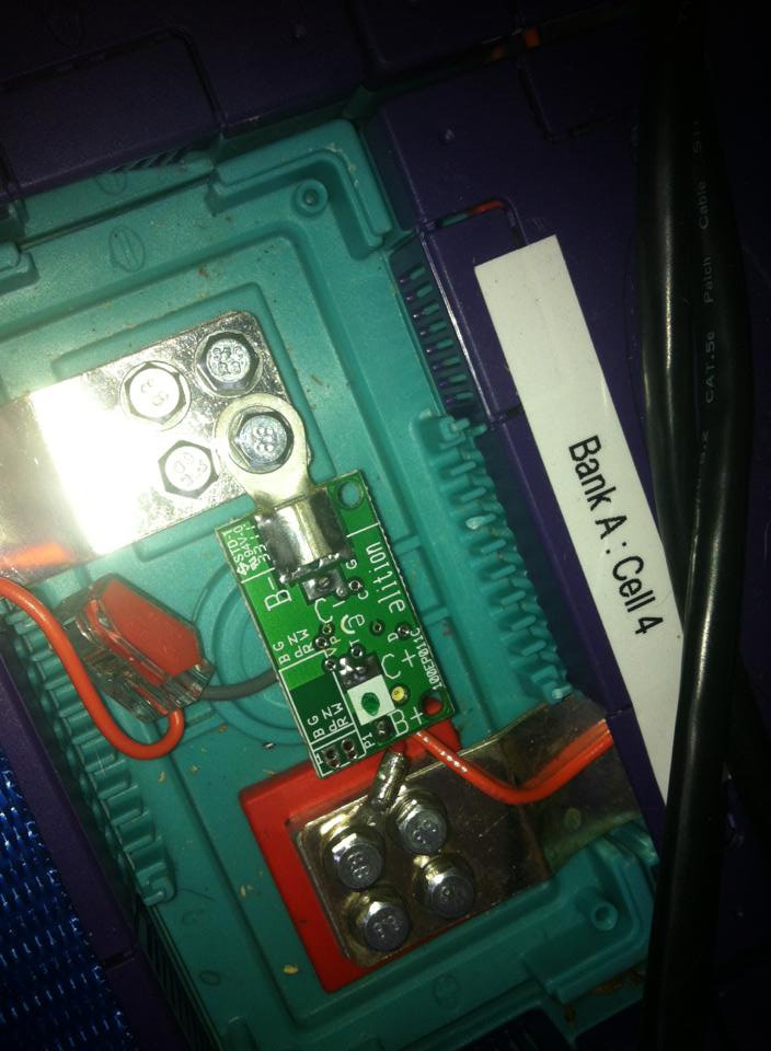 Started replacing the GBS supplied bolts with 'ones that actually stay in place'. In case some else needs to change theirs they are: M4 x 0.7mm x 10mm. Buy ones with a 7mm hex head. 
Cell #5 had been the bane of the pack for that last few weeks... Over temp/ under volt. All due bad contact on the terminal. Replaced with a 7mm hex bolt and torqued that down. Now it's the happiest cell in the pack. Just 376 bolts to go - joy!